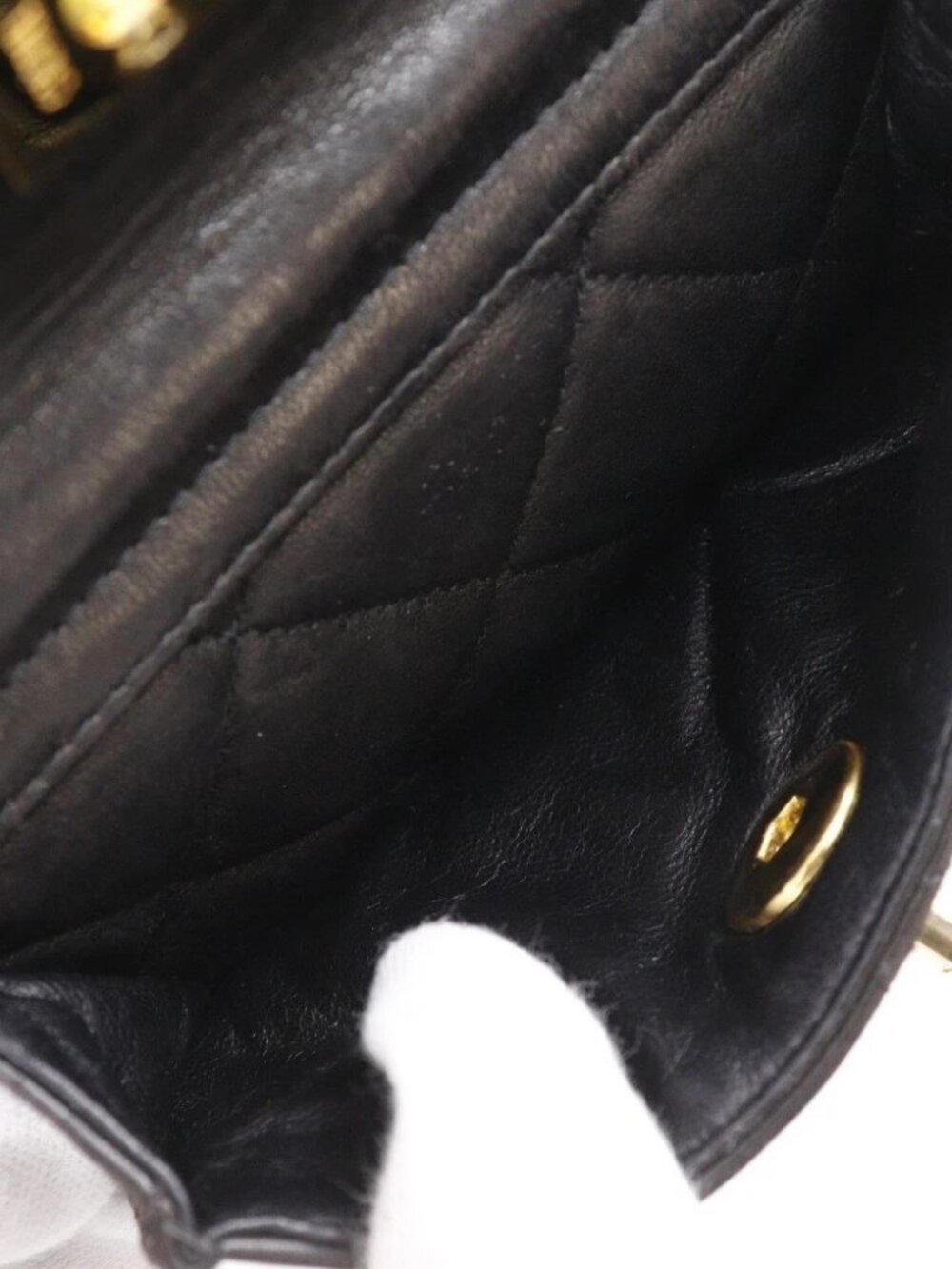 CHANEL Matelasse Backpack Daypack A10177 ChainBackpack COCO Mark black - Picture 11 of 12